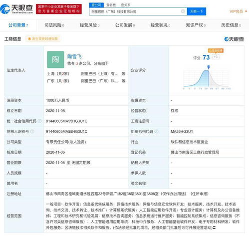 阿里巴巴在廣東成立新公司，拓展區(qū)塊鏈與軟件服務(wù)